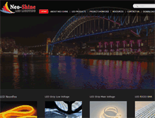 Tablet Screenshot of neo-shine.com